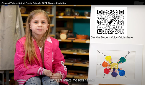 Celia and artwork